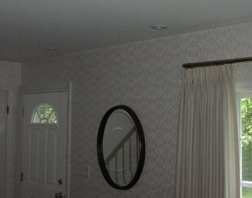 High Velocity ceiling supply vent instalation